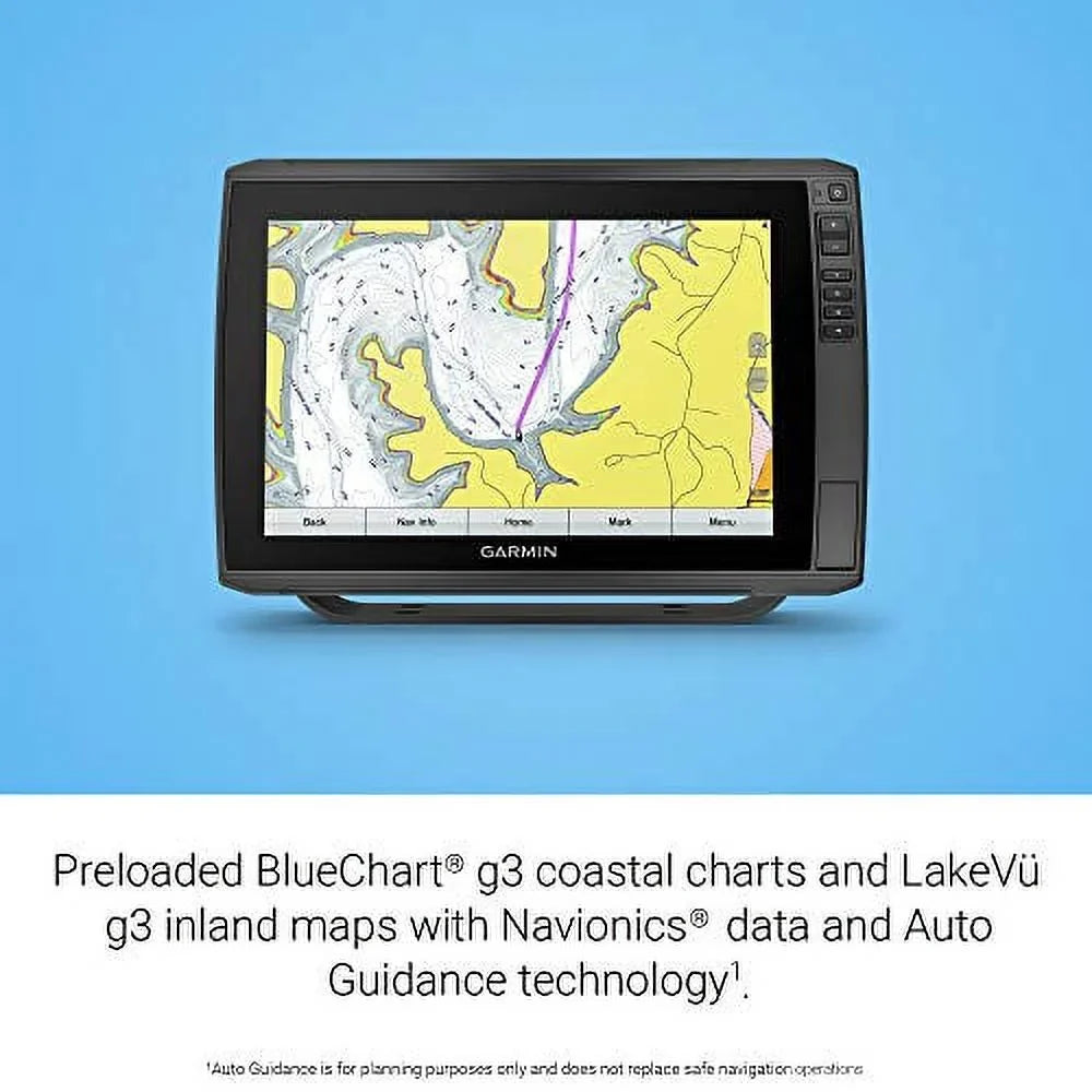 Garmin ECHOMAP Ultra 106sv with GT56UHD-TM Transducer (Bundle) With USizeB Charging Cube + USizeB Car Charger + LCD Sizecreen Cleaning Kit