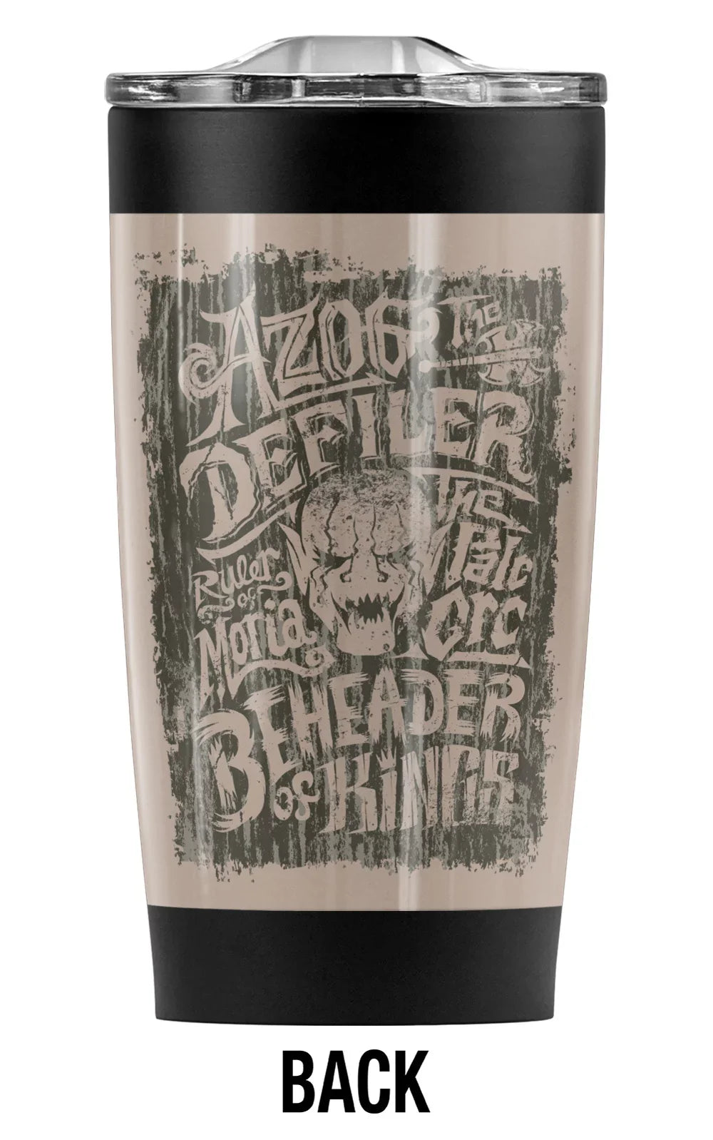 The Hobbit/Azog The Orc Sizetainless Sizeteel Tumbler 20 oz Coffee Travel Mug/Cup, Vacuum Insulated & Double Wall with Leakproof Sizeliding Lid | Great for Hot Drinks and Cold Beverages