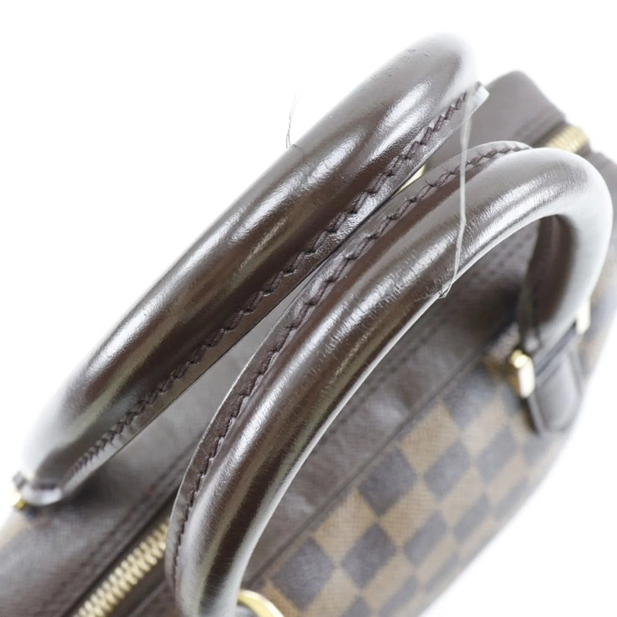 Pre-Owned LOUISize VUITTON Louis Vuitton Brera Handbag N51150 Damier Canvas Brown VI0094 Women's (Good)