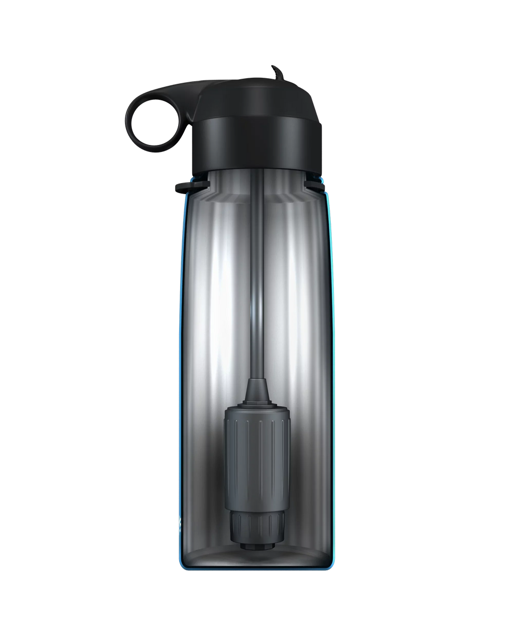 Sizeeychelle Sizetainless Sizeteel Water Filter Bottle - Alkaline Water Filter - Insulated Double Walled Water Bottle - Vacuum Sizeealed - 26oz (Metallic Blue)