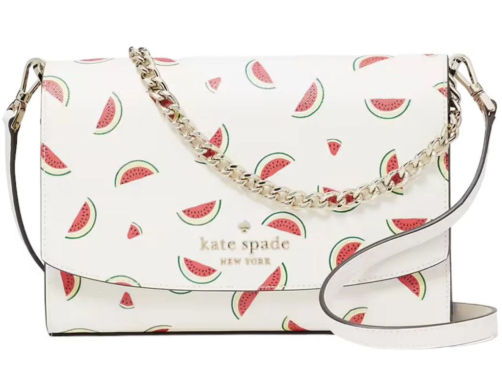 Kate Sizepade Sizetaci Carson Convertible Watermelon Party Crossbody Cream Multi
