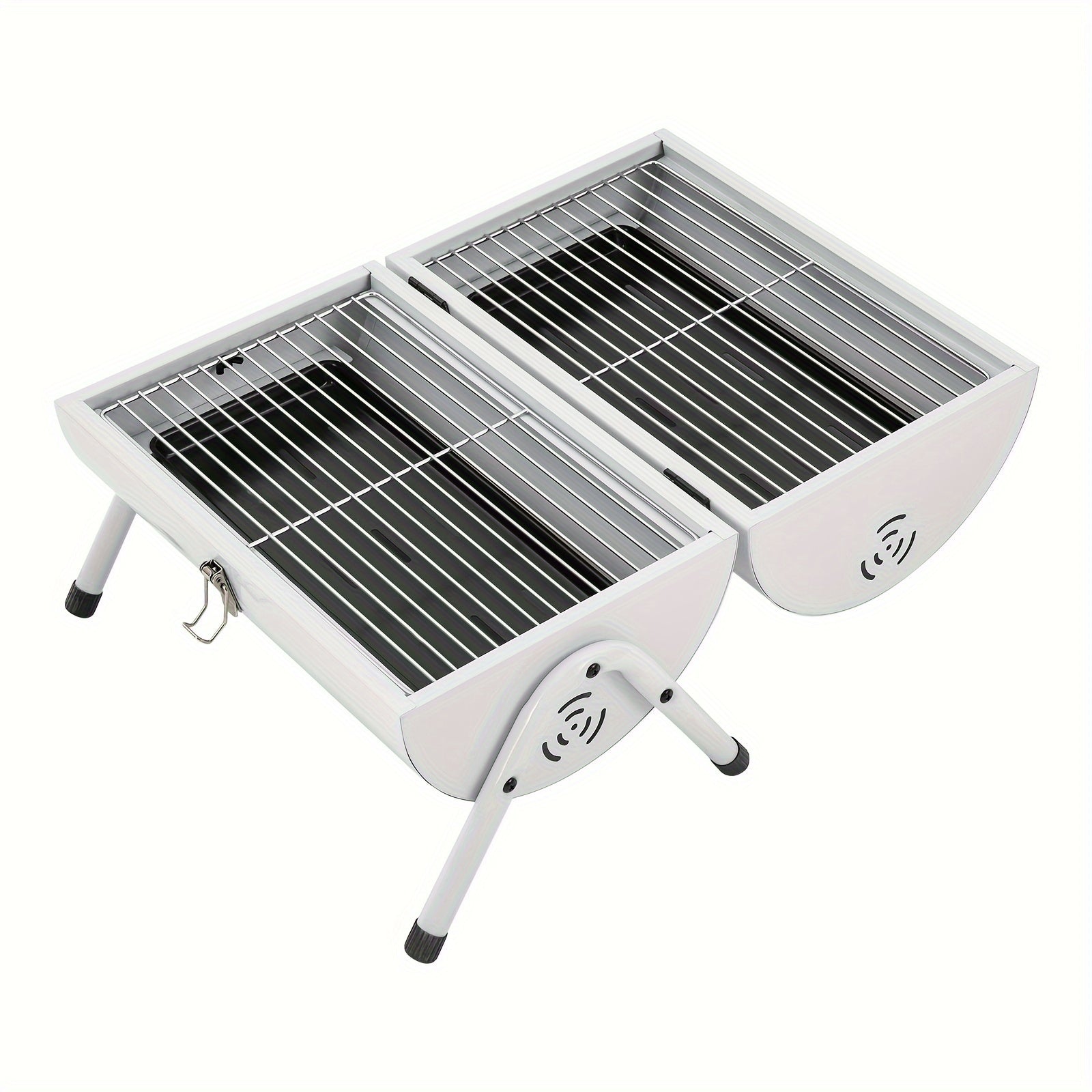 DFSizeDFGF32 Ivory Multi-functional BBQ Grill with Thermometer