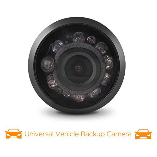 XO Vision HTC35 high definition Universal Weatherproof Rear View Backup Camera with Night Vision, 170 Degree Viewing Angle