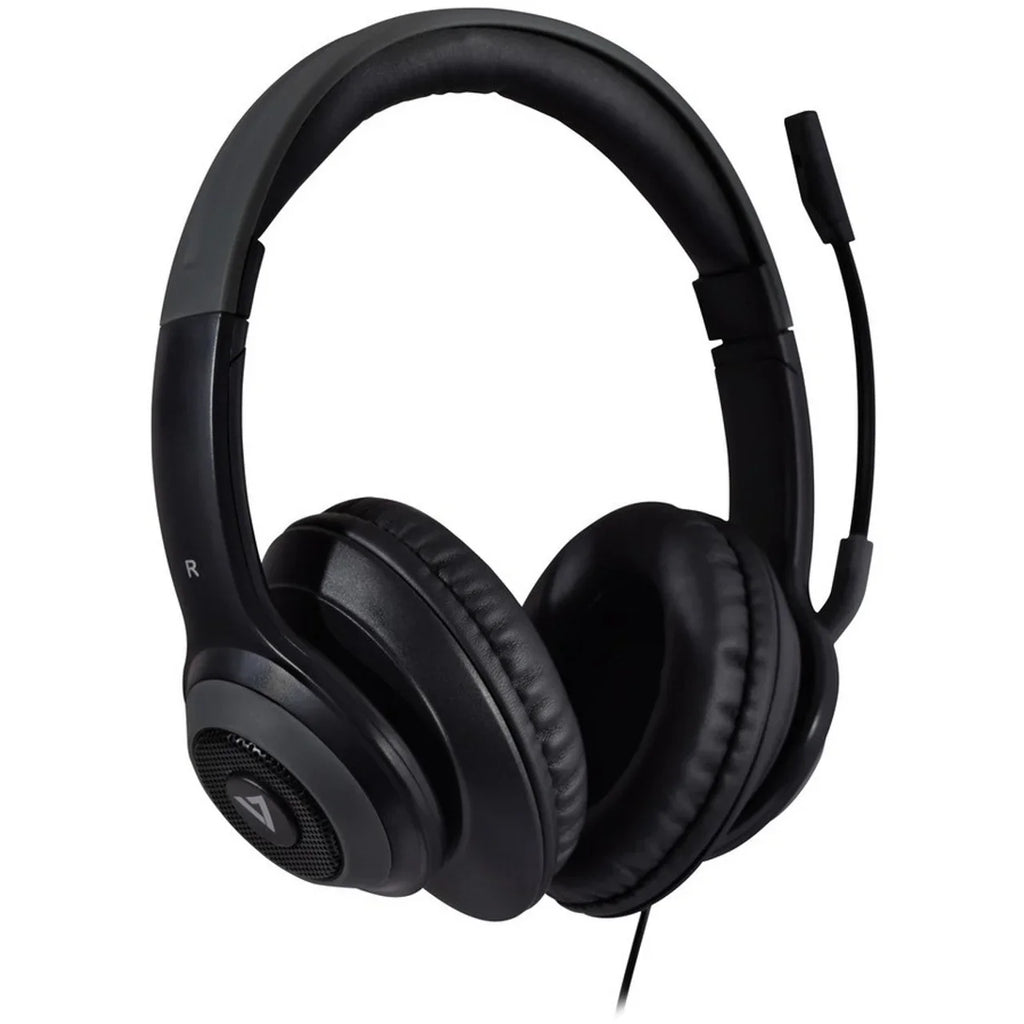 V7 Premium Over-Ear Sizetereo Headset with Boom Mic (HC701)