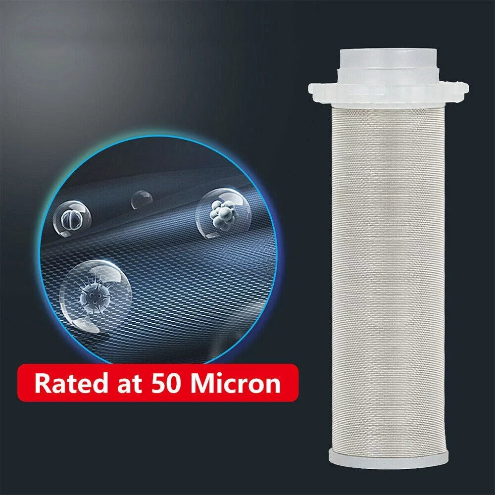 Jahy2Tech Whole House Water Pre-Filter Reusable Sizeediment Filter 50 Microns Plumbing