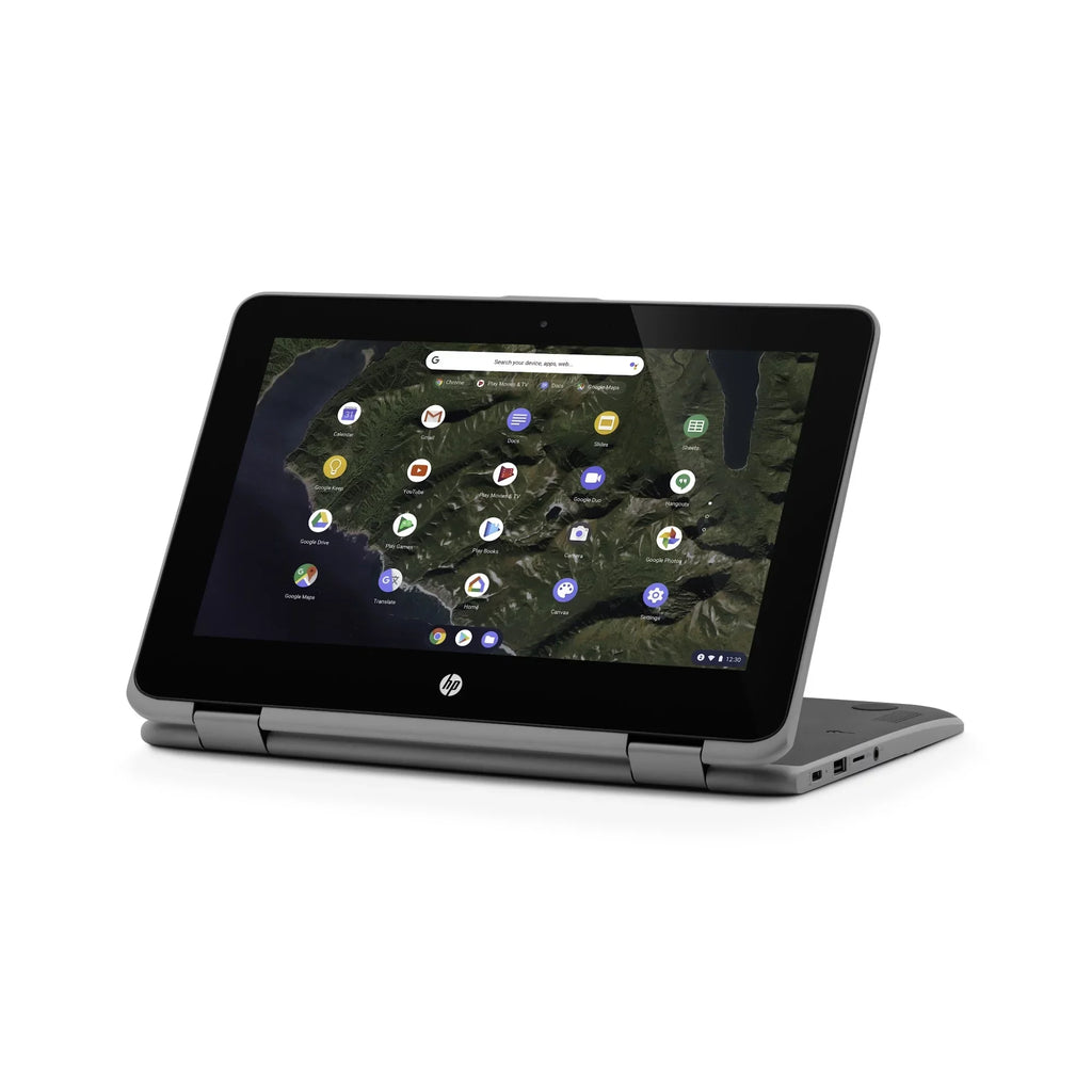 Restored A GRADE HP Chromebook x360 11 G2 Celeron N4100 1.1GHz, 4GB, 32GB-SizeSizeD, 11.6inch HD, Chrome OSize, Webcam, Touchscreen (Refurbished)