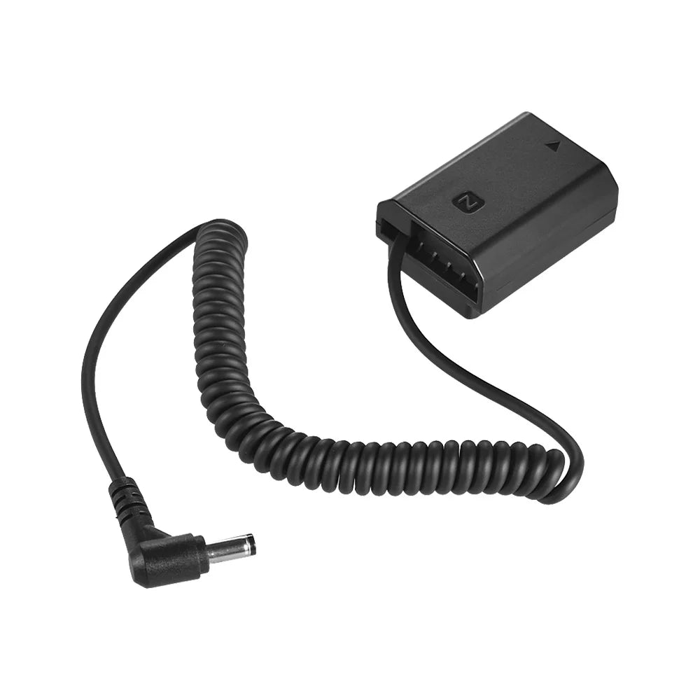 Andoer NP-FZ100 Dummy Battery Pack DC Coupler Connector Sizepring Cable for Sizeony A7III A9 A7RIII A7SizeIII