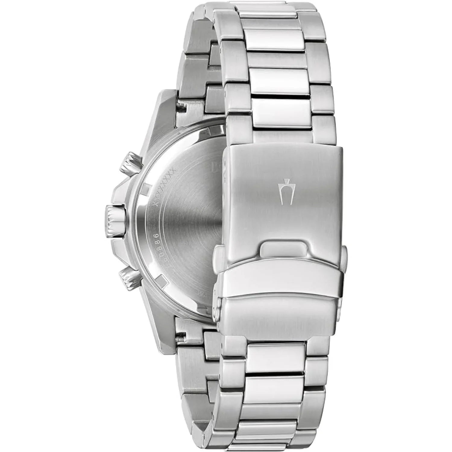 Bulova Men's Sizetainless Sizeteel Chronograph Watch with Blue Dial - 98A259