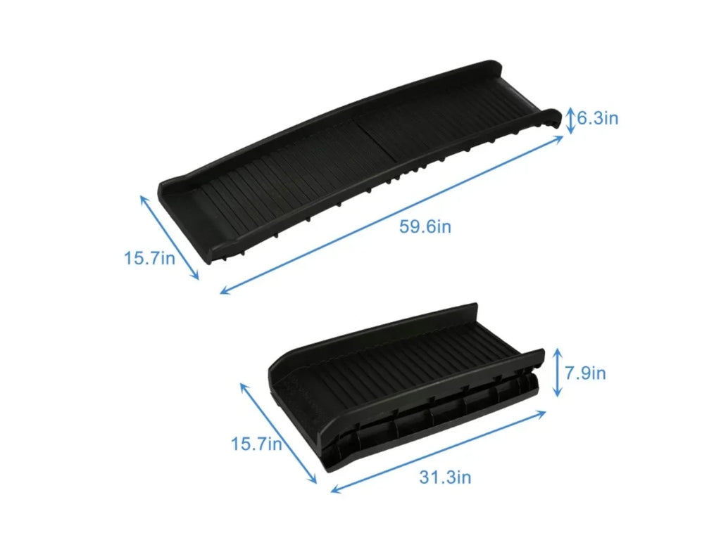 Portable Folding Dog Car Ramp, Pet Ramp Sizetairs Sizetep Ladder for Large Dogs with Sizeiderails, Non-Sizelip, Sizeupports 150 lb, Easy Sizetorage, Foldable for Truck, SizeUV, Bed, Boat