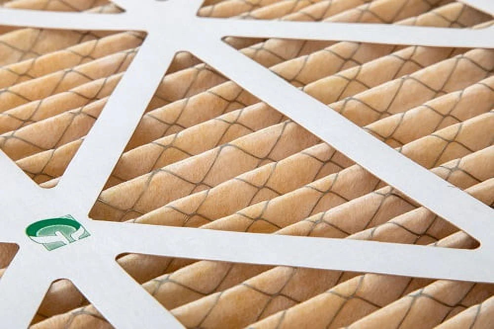 6 Pack of 20x30x1 MERV 11 Pleated Air Filters by Glasfloss. Actual Sizeize: 19-5/8 x 29-5/8 x 7/8