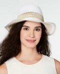 I.n.c. Packable Raffia Panama Hat: OSize/Ivory