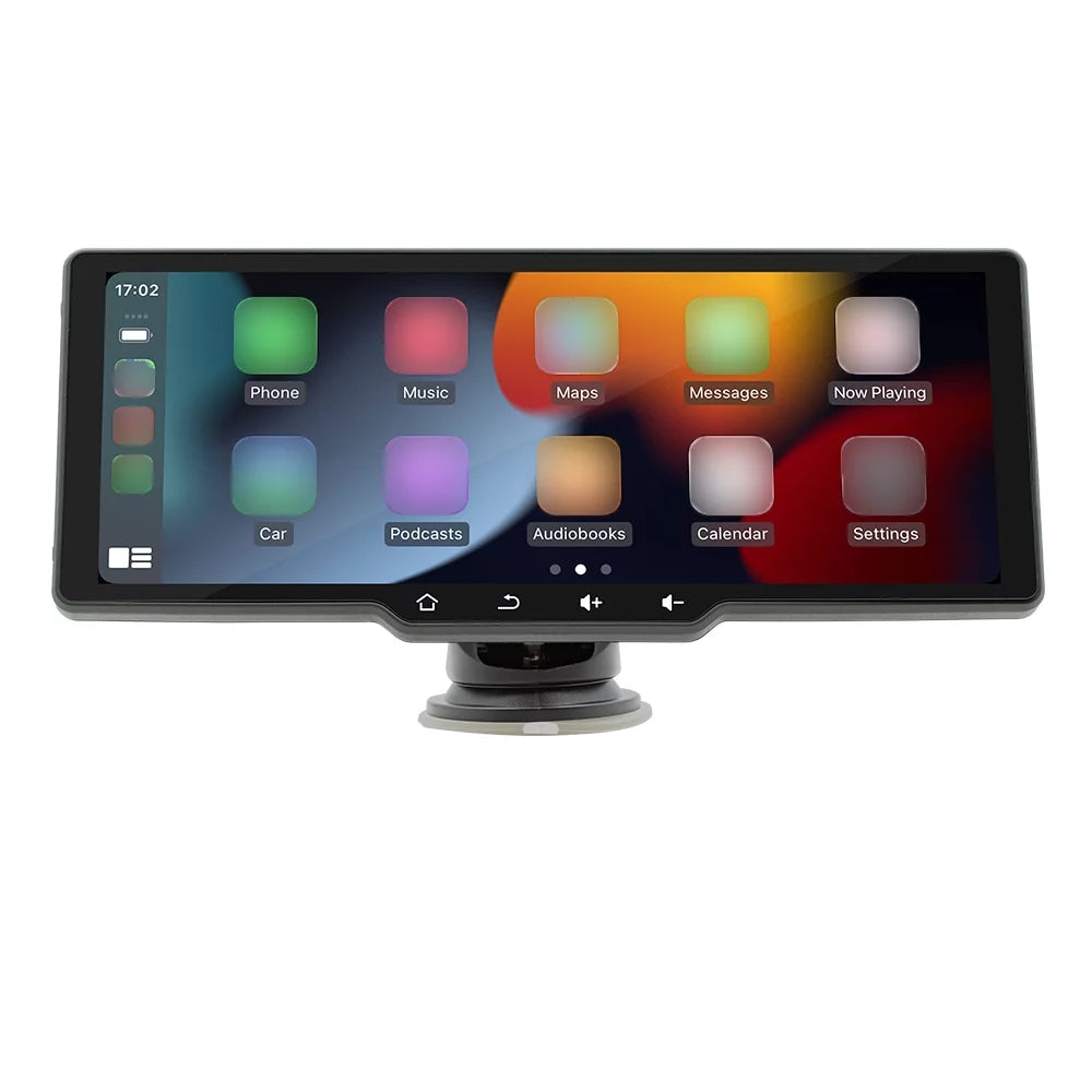 OWSizeOO Portable Wireless CarPlay Multi-language Car Video Recorder Car Camera Auto Camcorder 10.26in Car Rearview Camera Mobilephone APP Control Car MultiMedia Player