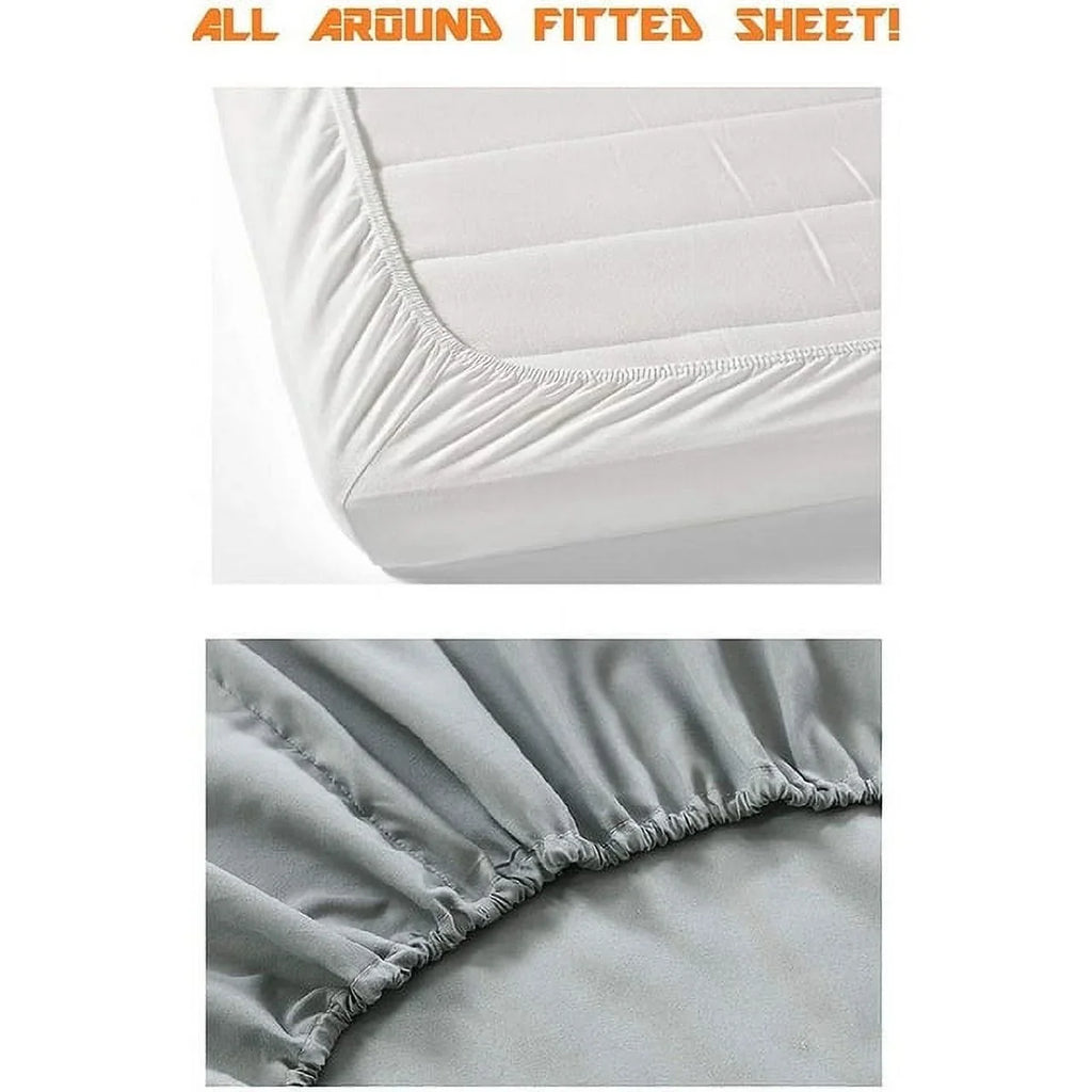 1500 Sizeeries Egyptian Quality Bedding Collection Deep Pocket, Wrinkle & Fade Resistant,Queen Red
