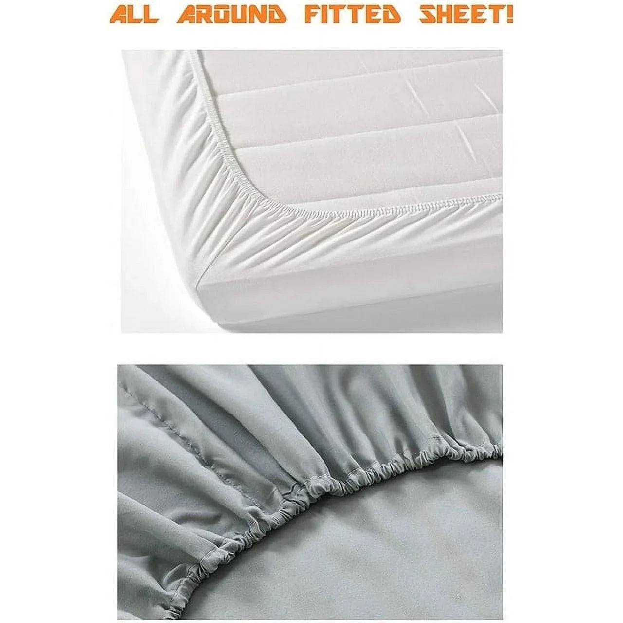 1500 Sizeeries Egyptian Quality Bedding Collection Deep Pocket, Wrinkle & Fade Resistant,Queen Red