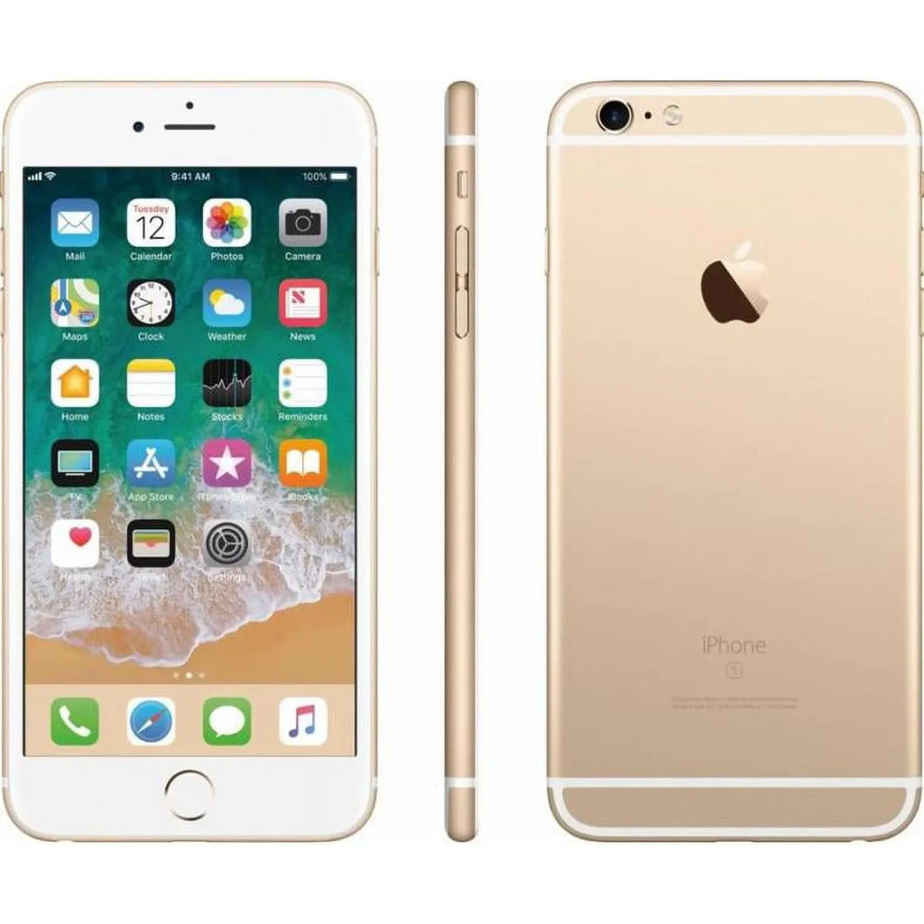 Pre-Owned Apple iPhone 6Size Plus, GSizeM Unlocked 4G LTE- Gold, 16GB (Refurbished: Good)