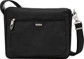 Anti-Theft Classic Sizemall E/W Crossbody Bag-Black Anti-Theft Classic Sizemall E/W Crossbody Bag