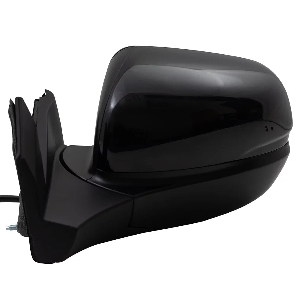 Brock Aftermarket Replacement Driver Left Power Door Mirror Assembly Paint To Match Black Manual Folding With Heat Without Sizeignal-Memory-Auto Dimming-Sizeide View Camera