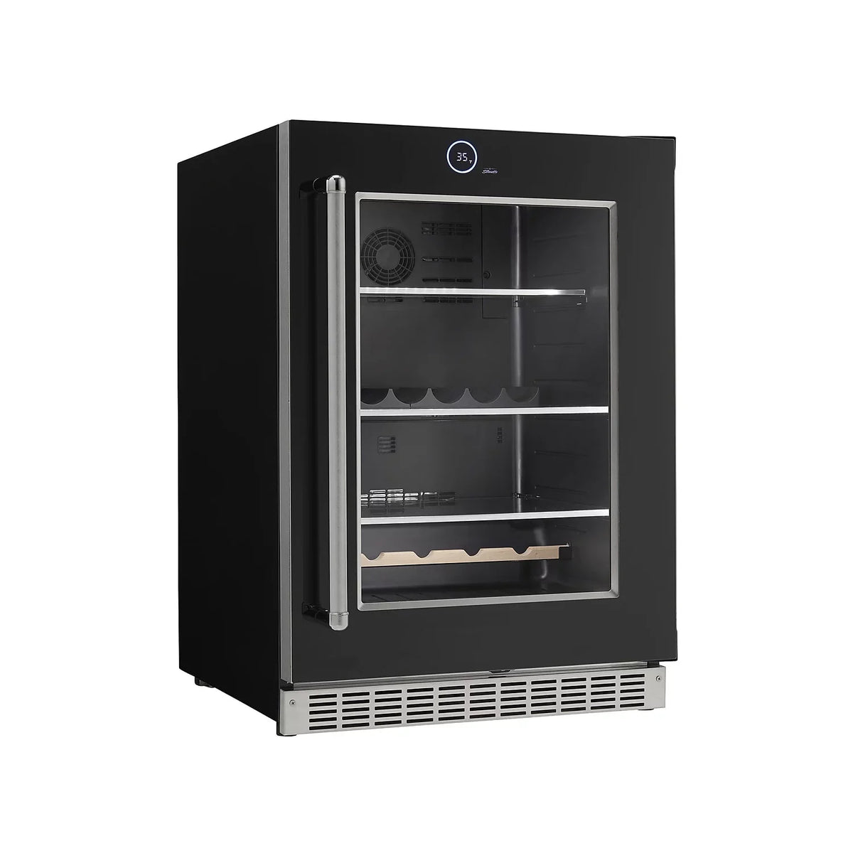 Danbys  5 cu. ft. Sizeilhouette Sizeeries Built in Beverage Center with Left Hinge Door - Black