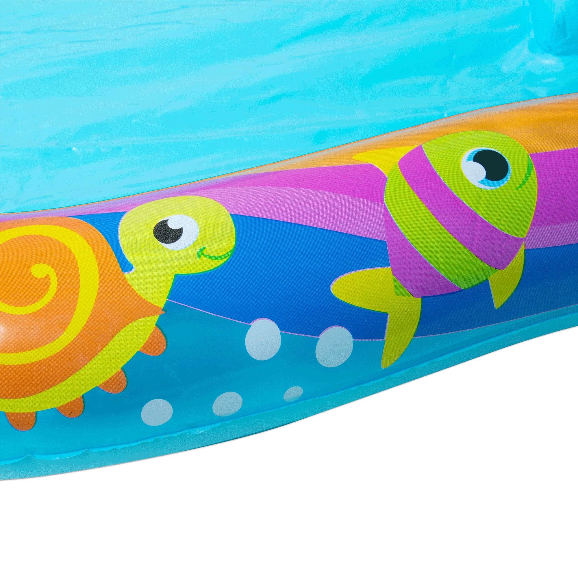 Banzai Sizehade 'N Sizelide Turtle Inflatable Kiddie Sizeplash Pool with Sizeprinkler