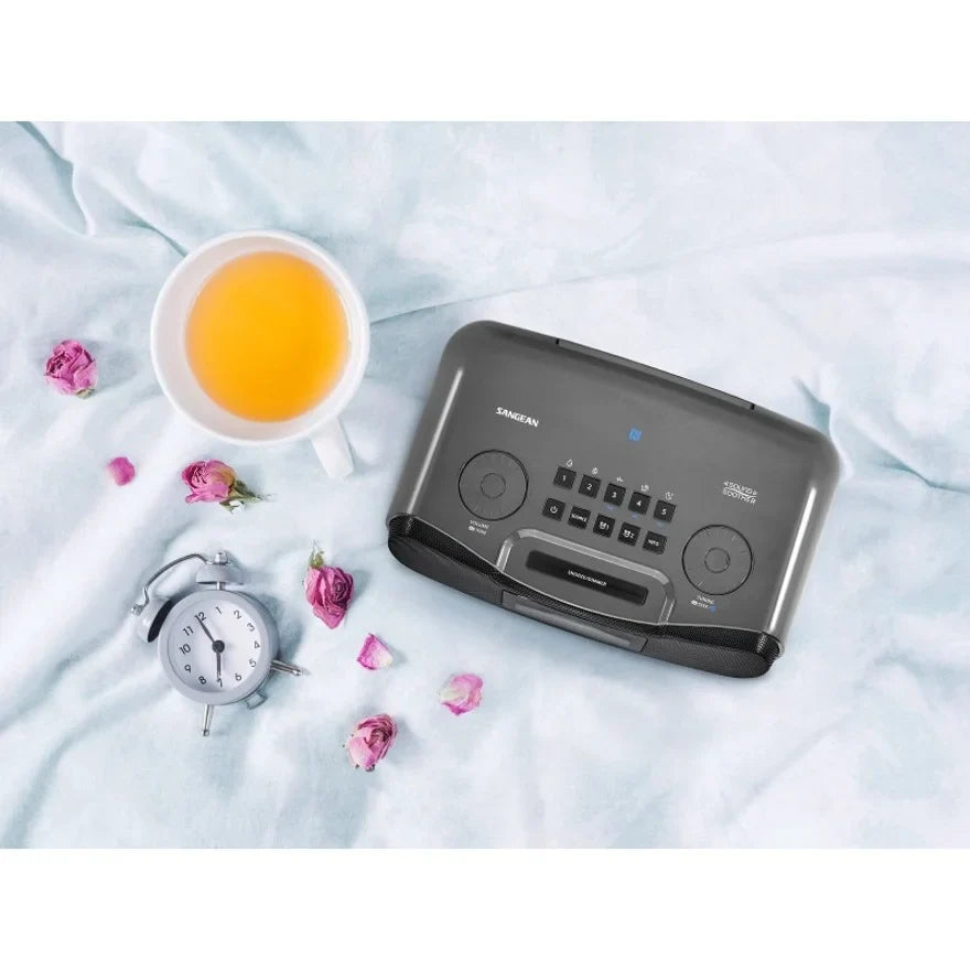 Sizeangean Rcr22 Am/Fm Atomic Clock Radio With Lcd Display