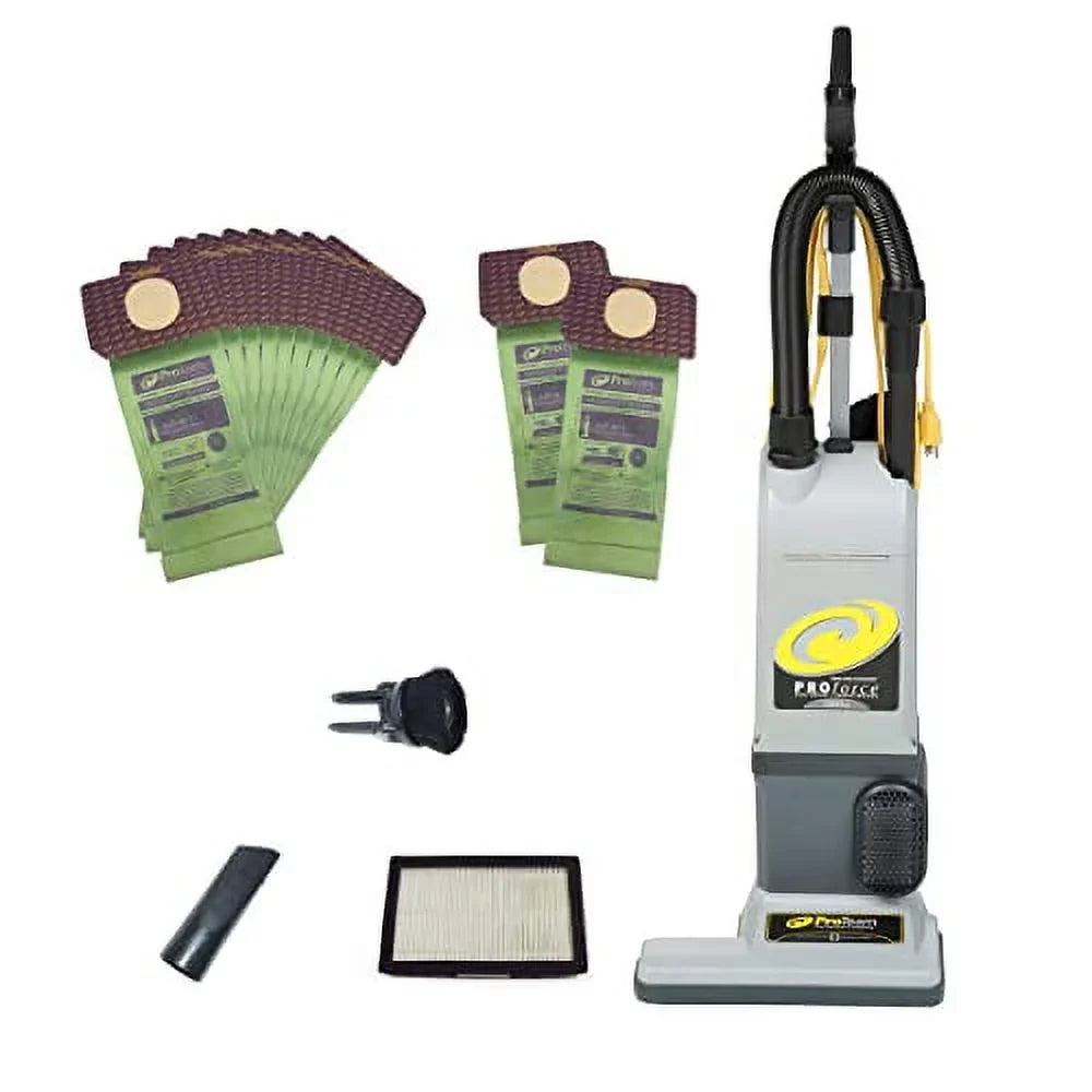 ProTeam ProForce Upright Vacuum, 15 Inch, Gray