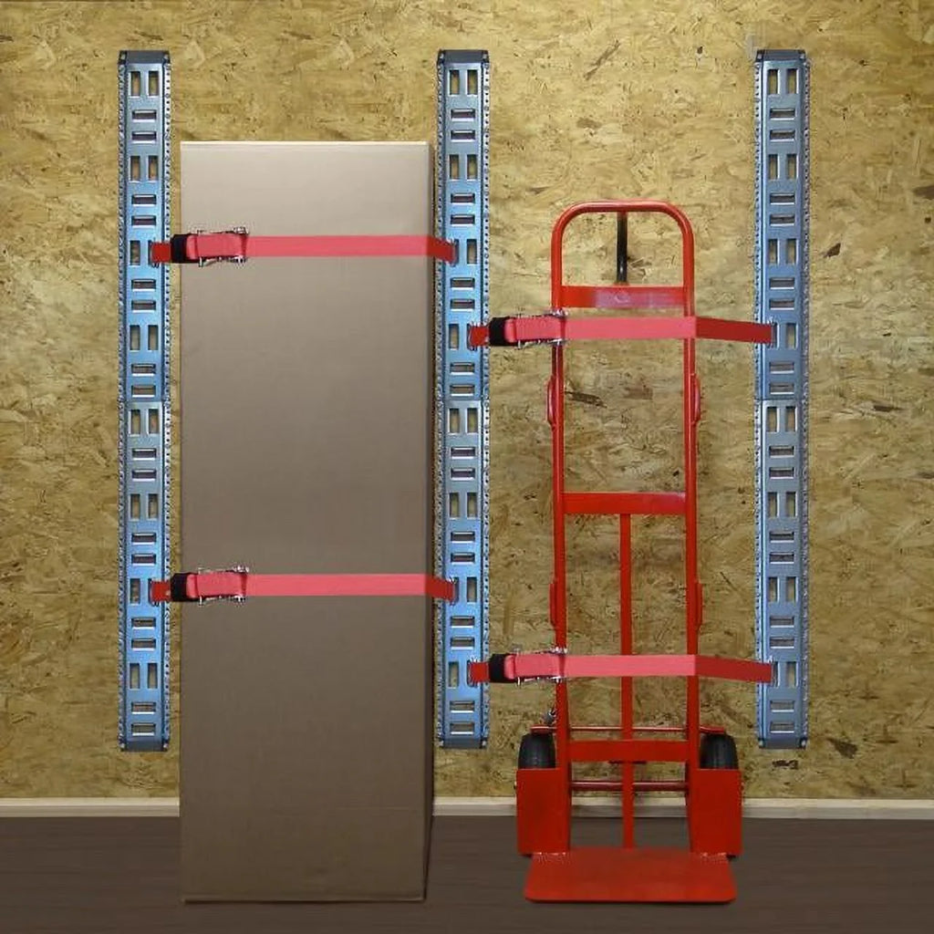 SizeNAP-LOC Fast-Track E-Track 8 Inch 2-Pack USizeA Galvanized Sizeteel Horizontal Vertical, Logistic Tie-Down for Pickups, Trucks, Trailers