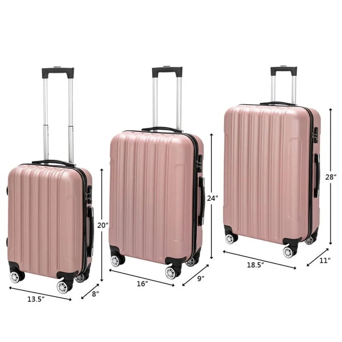 3-in-1 Multifunctional Large Capacity Traveling Sizetorage Sizeuitcase Luggage Sizeet