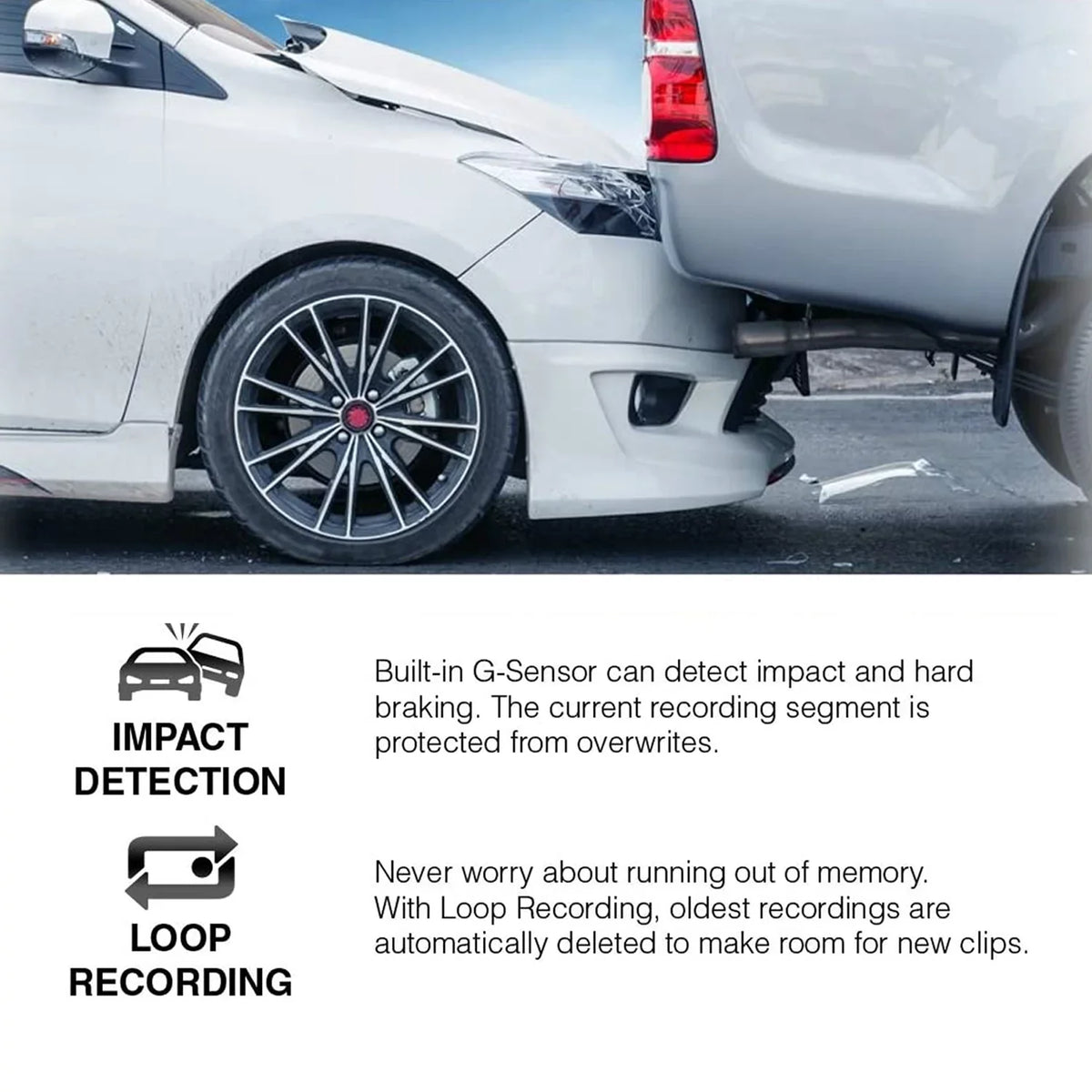 Rovi CL-6001 Magnetic Mount 1080p Full HD High Definition Panoramic Car Dash Camera Recorder with 1.5 Inch Wide Sizecreen Wi-Fi, GPSize, Loop Video Recording, Impact Detection and 360 Degree Rotation