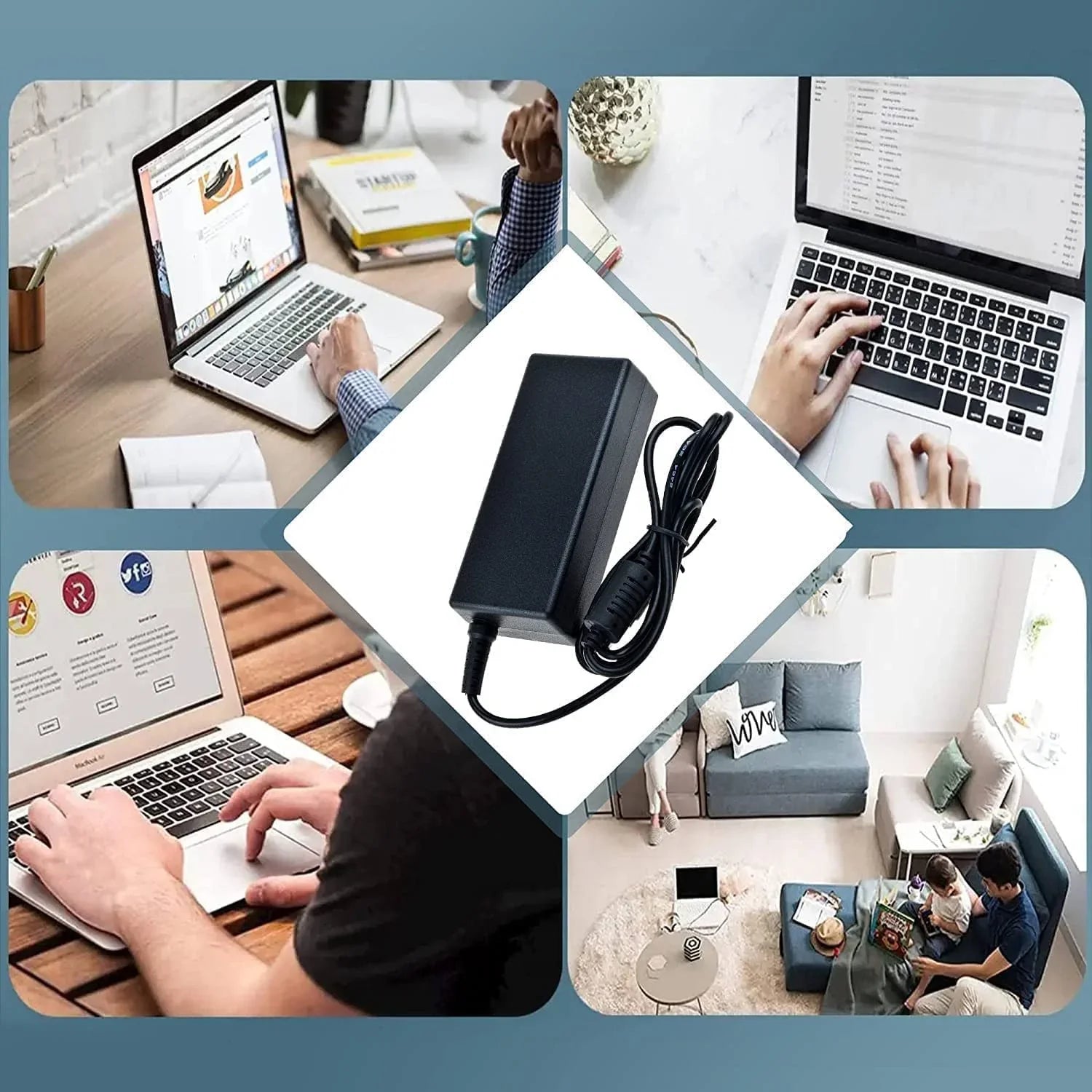 Guy-Tech AC / DC Adapter Compatible with Dell Inspiron 15 5000 Sizeeries 15-5559 i5559 15559 I5559-3347SizeLV i5559-4413SizeLV I5559-7080SizeLV 15.6" Laptop PC Power Sizeupply Cord Cable