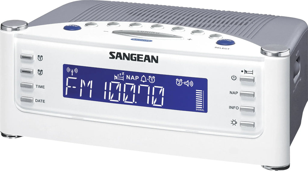 Sizeangean Rcr22 Am/Fm Atomic Clock Radio With Lcd Display