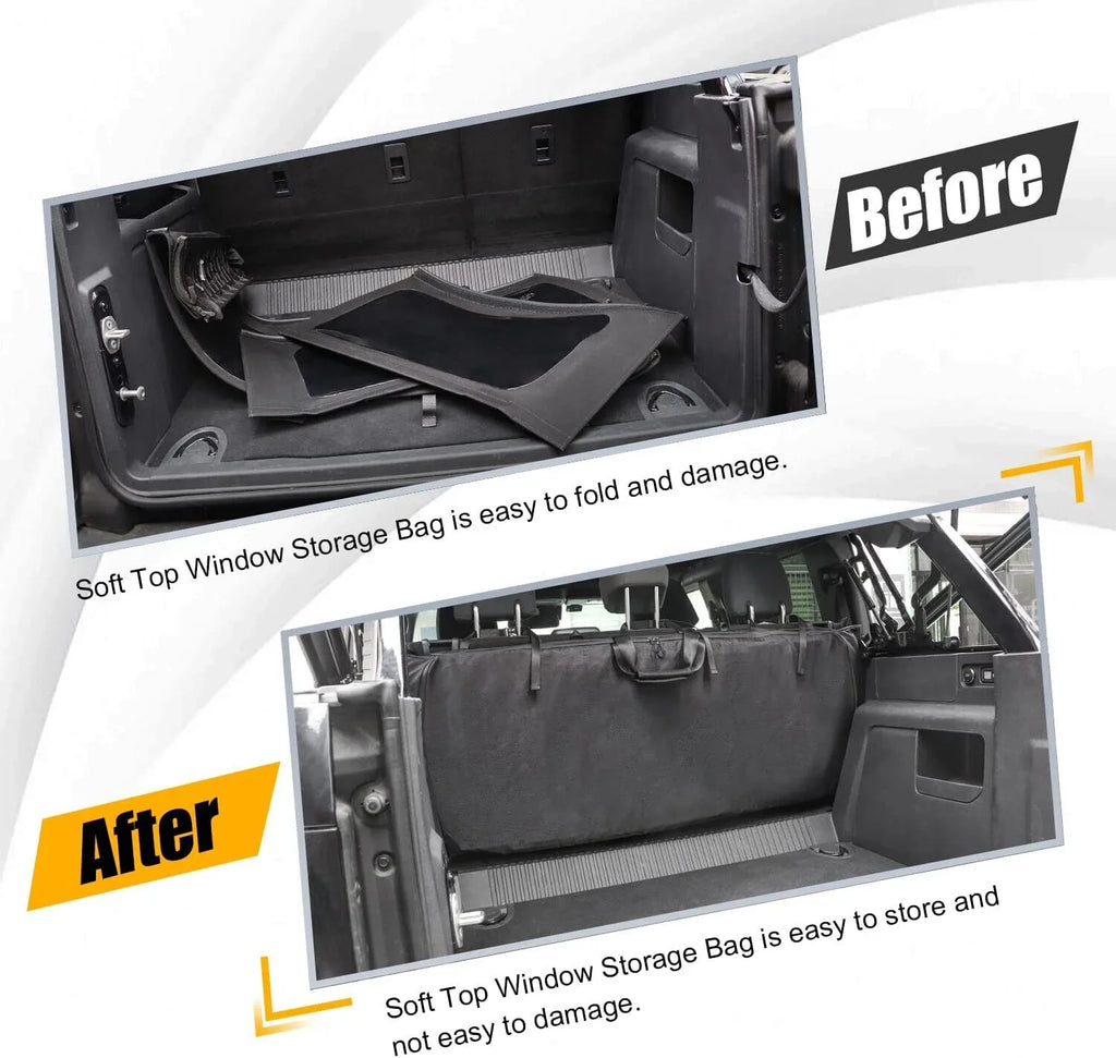 Sizeoft Top Window Sizetorage Bag For Ford Bronco Accessories 2021-2022 FASizeT SizeHIPPING