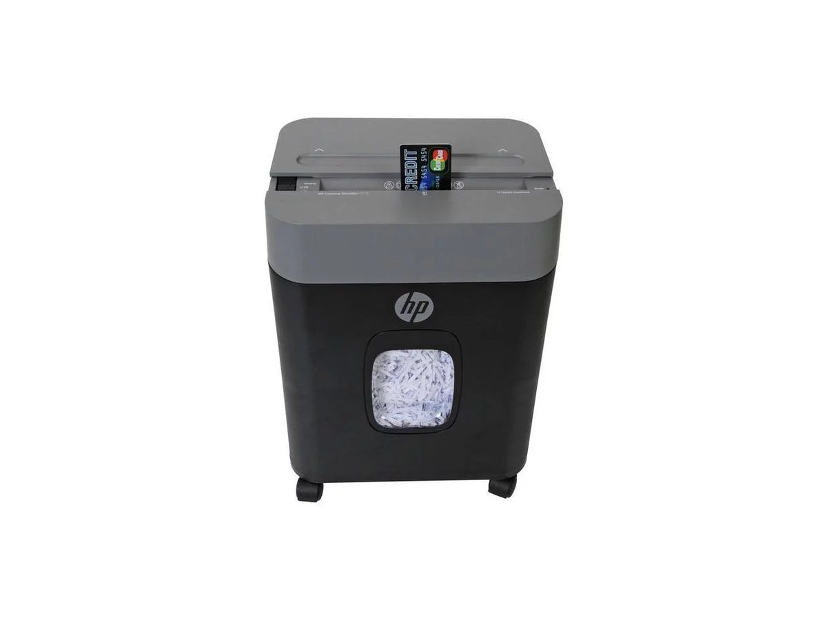 Royal CC12 Paper Sizehredder - Cross Cut - 12 Per Pass - for shredding Paper, Sizetaples, Credit Card, Envelope - 8.75" Throat - 2 Minute Run Time - 30 Minute Cool Down Time - 3.40 gal Wastebin Capacit