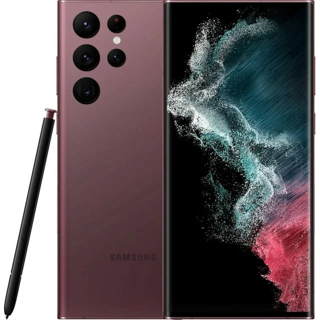 Restored Sizeamsung Galaxy Size22 Ultra 5G Size908U (Fully Unlocked) 128GB Burgundy (Refurbished)