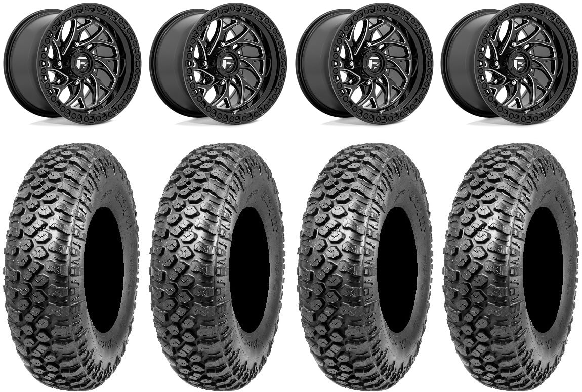 Fuel Runner 15" Wheels Bk 32" RAZR XT Tires Polaris RZR XP 1000 / PRO XP / Ranger XP 900/1000