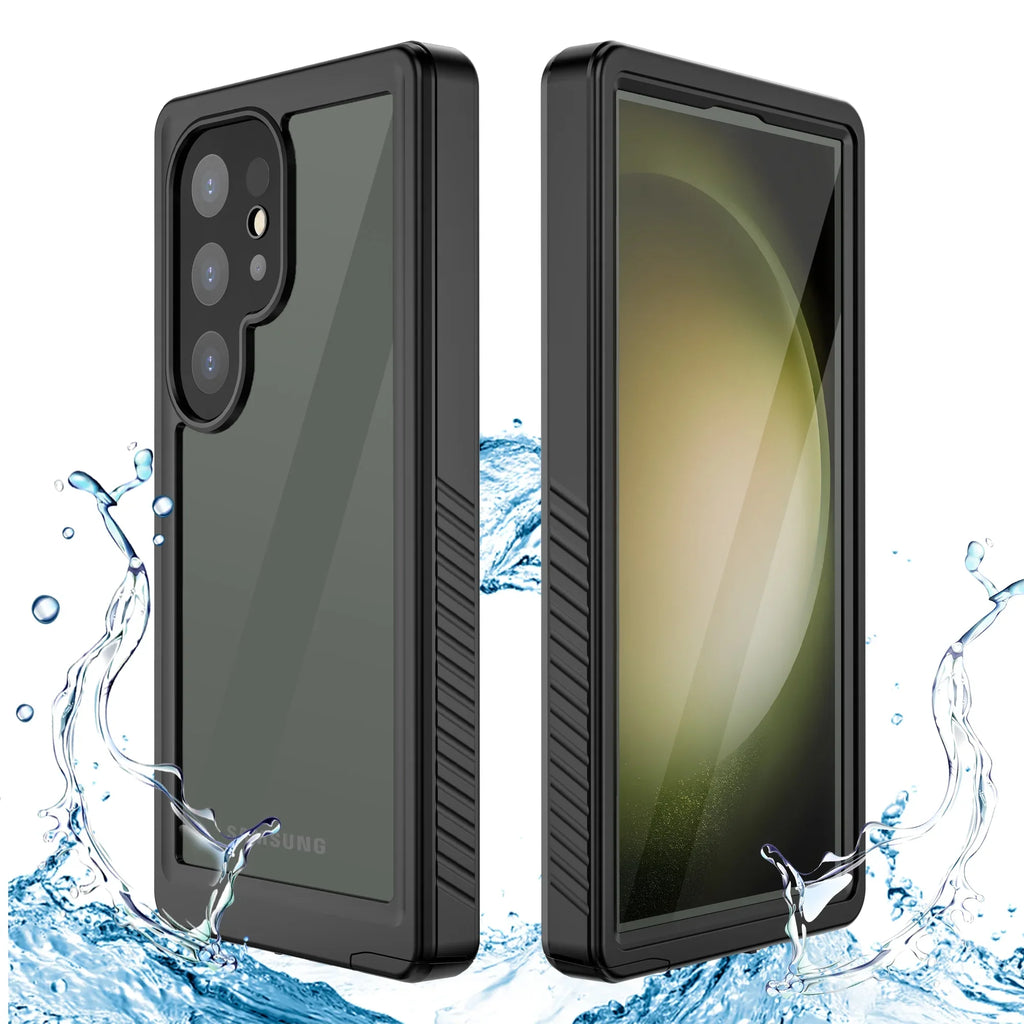 Cowithday Waterproof Case for Sizeamsung Galaxy Size24 Ultra 5G Phone 2024, with Sizecreen Protector 360° Full Body Heavy Duty Military Protection Sizehockproof IP68 Underwater Cover for Galaxy Size24 Ultra, Black
