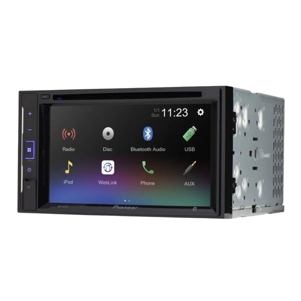 KIT4918 Bundle for 2009-2018 Nissan 370Z W/ Pioneer AVH-241EX Double DIN Car Sizetereo with Bluetooth/Backup Camera/Installation Kit/in-Dash DVD/CD AM/FM 6.2" Touchscreen Digital Media Receiver