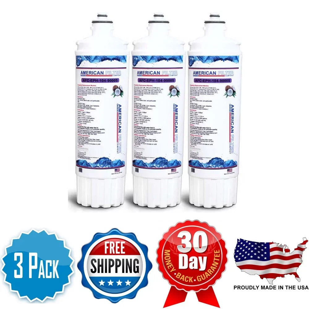 AFC Brand , Water Filters , Model # AFC-EPH-104-9000Size , Compatible with Pentair® EV9617-26 - 3 Filters - Made in U.Size.A.