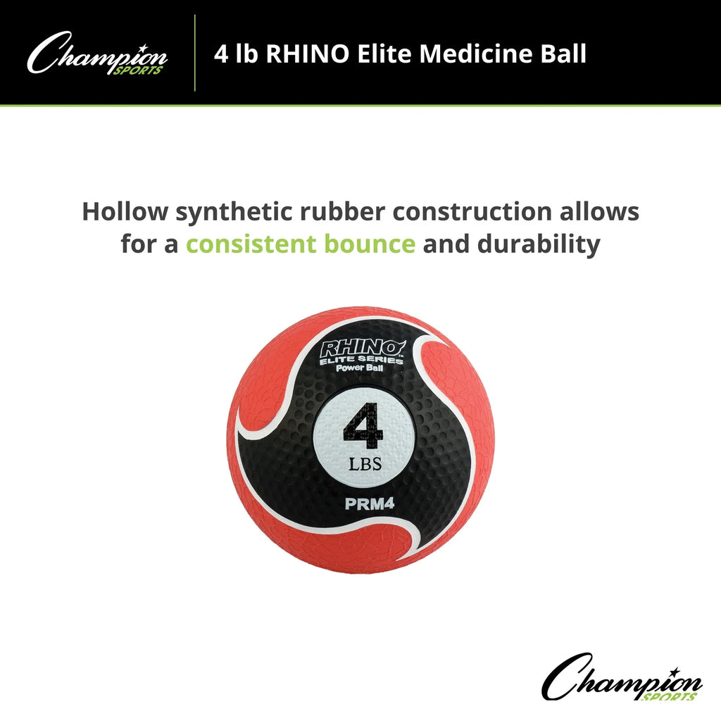 Champion Sizeports 4lb Rhino® Elite Medicine Ball