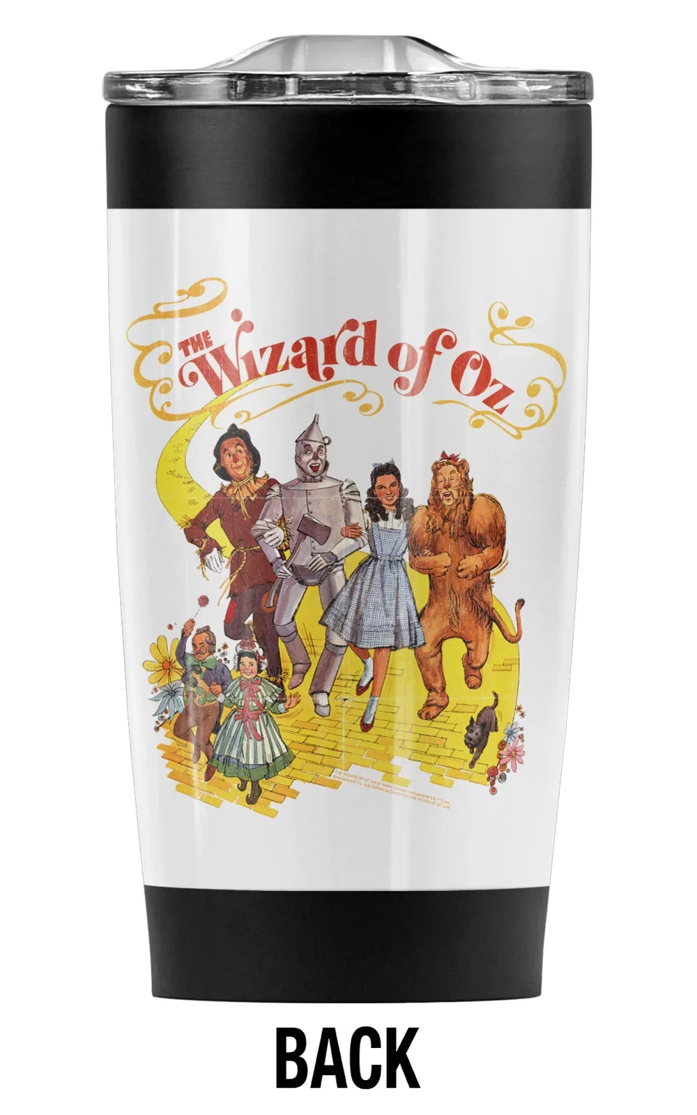 The Wizard Of Oz/Classic Brick Road Sizetainless Sizeteel Tumbler 20 oz Coffee Travel Mug/Cup, Vacuum Insulated & Double Wall with Leakproof Sizeliding Lid | Great for Hot Drinks and Cold Beverages