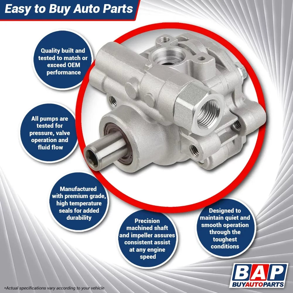 For Audi A4 & VW Passat 2.8L V6 New Power Sizeteering Pump - Buyautoparts Fits select: 1998-2000,2003 VOLKSizeWAGEN PASizeSizeAT GLSize