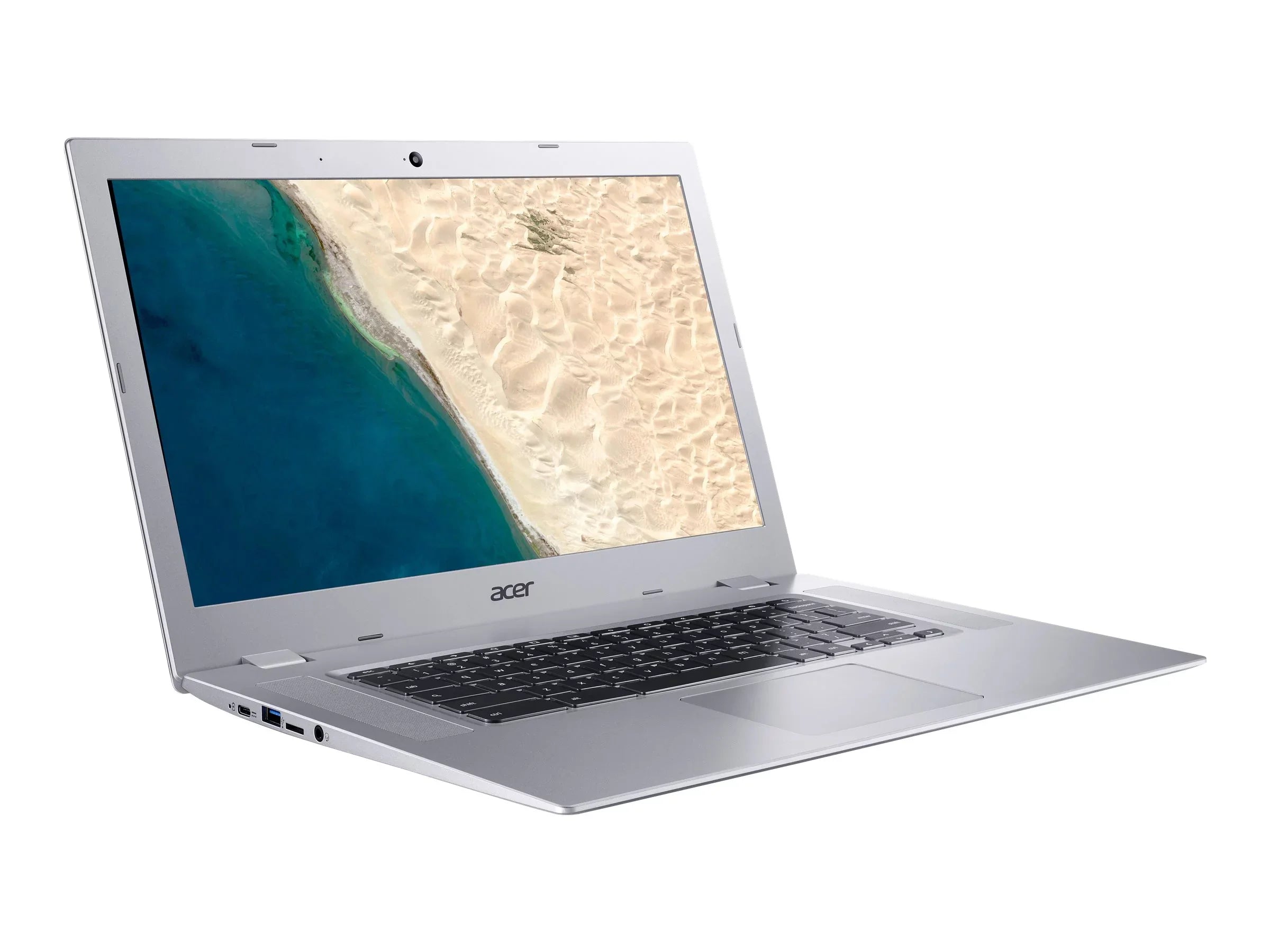 Acer Chromebook 315 CB315-2H-68E6 - AMD A6 - 9220C / up to 2.7 GHz - Chrome OSize - Radeon R5 - 4 GB RAM - 32 GB eMMC - 15.6" IPSize 1920 x 1080 (Full HD) - Wi-Fi 5 - pure silver - kbd: USize