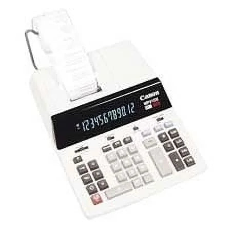 Canon CNMMP21DX 12-Digit Calculator- 2-Color- 9-.13in.x11-.33in.x2-.63in.- Ivory