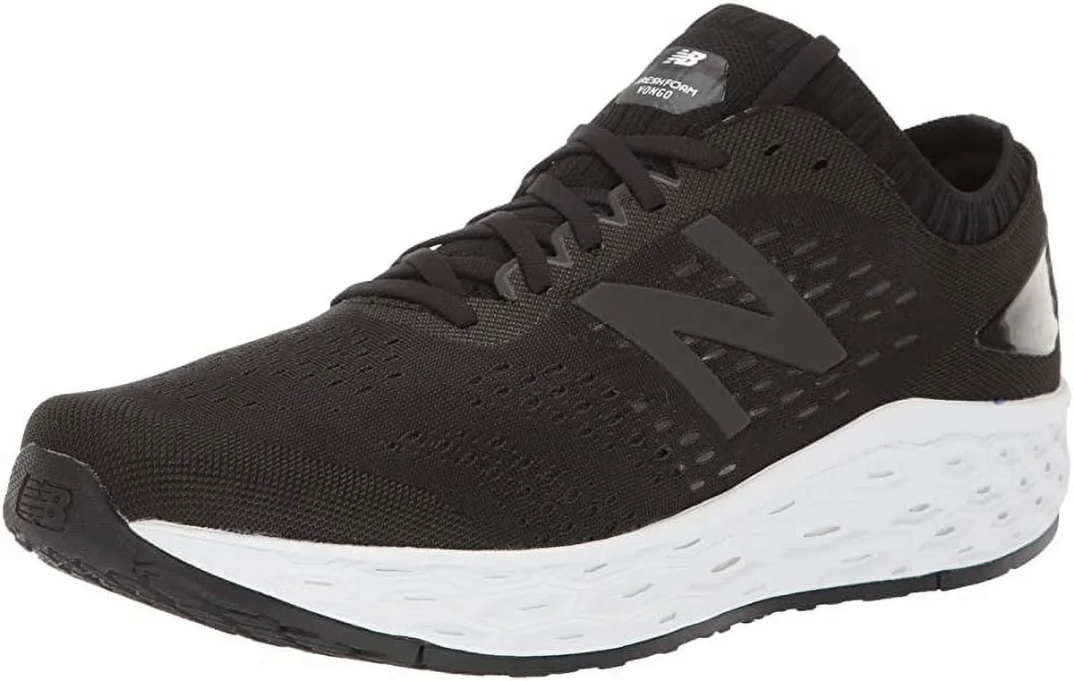 New Balance Men's Vongo V4  Running Sizehoe, Black/Black Metallic, 8.5 D(M) USize