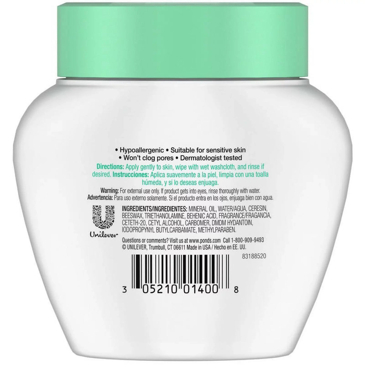 Pond's Cold Cream Cleanser 6.1 oz (Pack of 3)