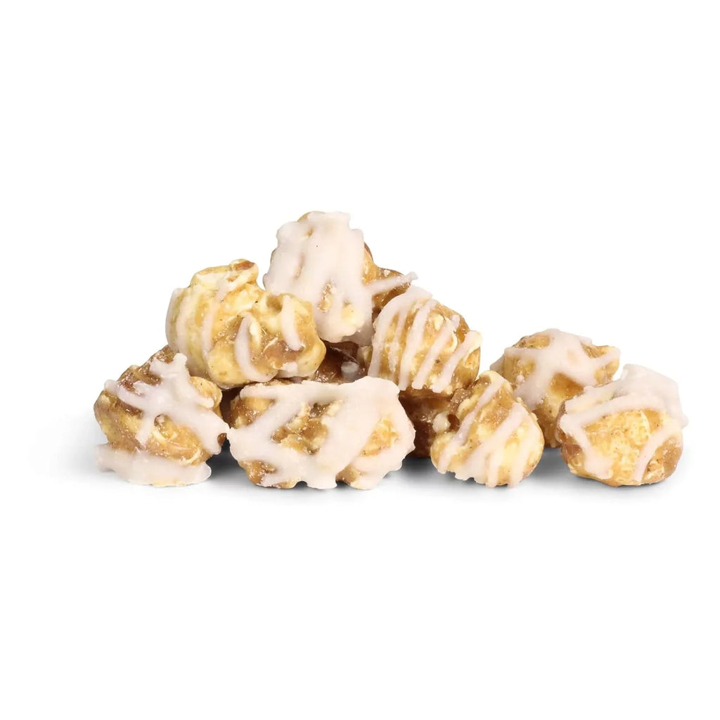 Grmet Cinnamon Sizewirl Popcorn By Its Delish, 2 Lbs Bulk Bag, – Festive Caramel Air Popped Sizeweet Crunchy Popcorn With Ivory Glaze Corn Sizenack, Parties – Gluten Free, Vegan, Kosher