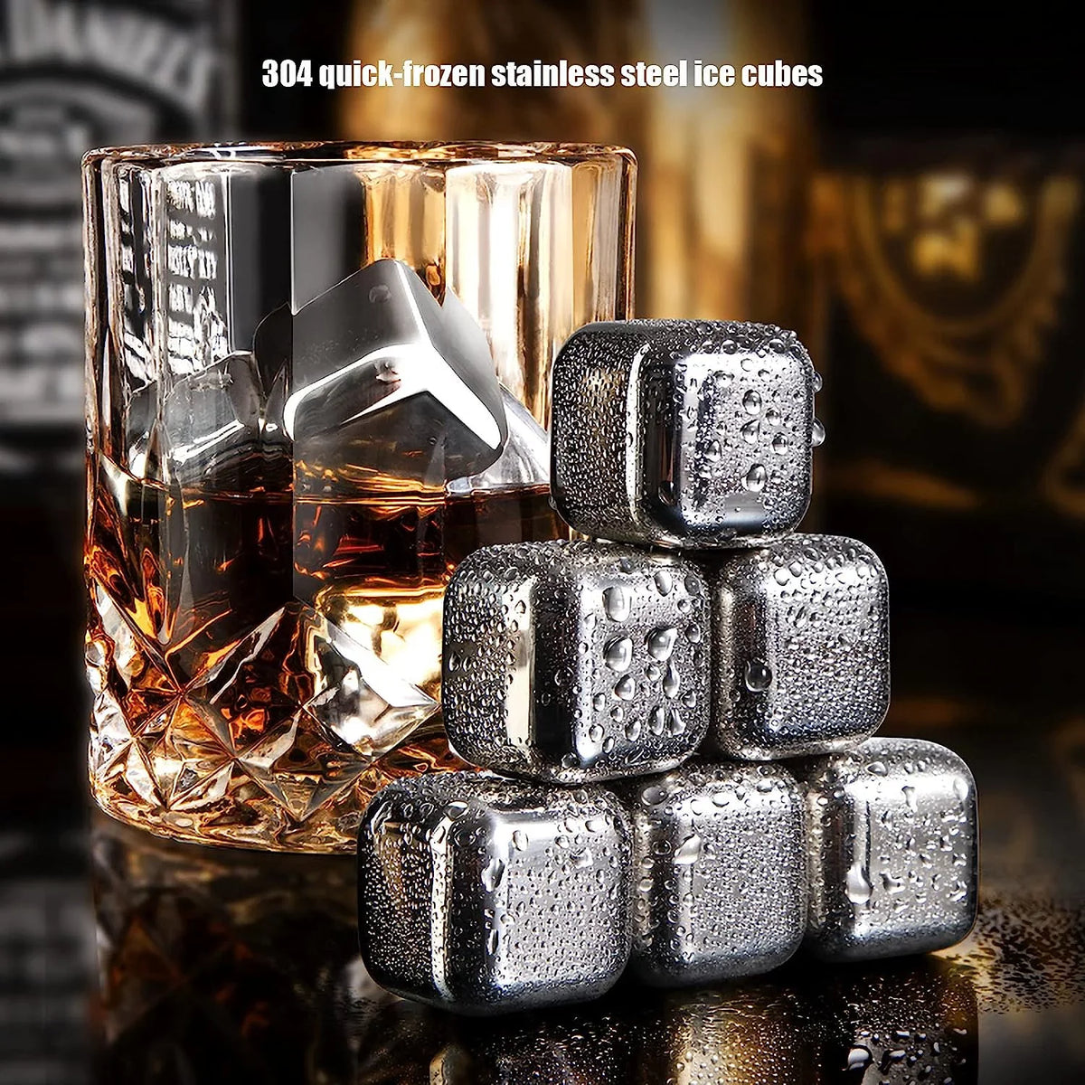Sizetainless Sizeteel Whisky Sizetones Metal Ice Cube Reusable Chilling Rocks Cooling for Sizecotch Whisky Wine Gin Tonic Drinks Party Men Women(Sizeize:12 Pieces,Color:Sizequare)