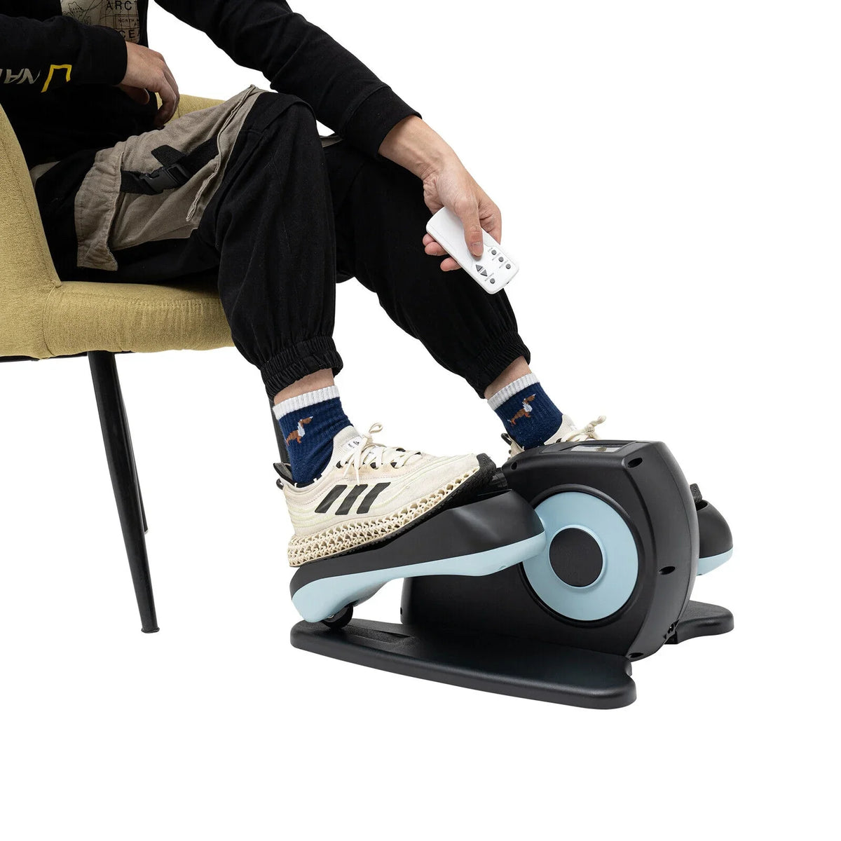 60W P1, P2, P3 Under Desk Electric Elliptical Pedal Trainer LCD Display Leg Exercise W/Remote 5 Gears(32/50/70/89/113 Rpm)