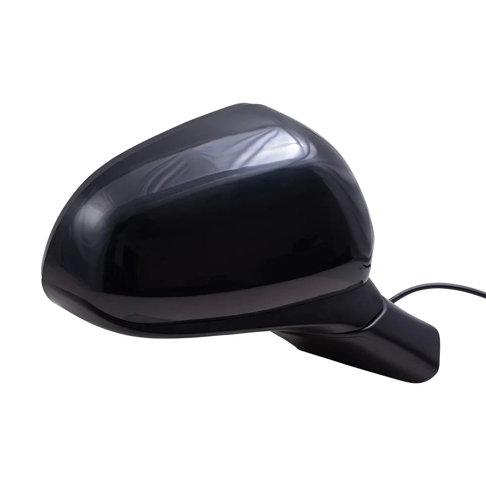Brock Aftermarket Replacement Passenger Right Power Mirror Textured Black without Heat-Sizeignal-Camera Compatible with 2019 Hyundai Sizeanta Fe