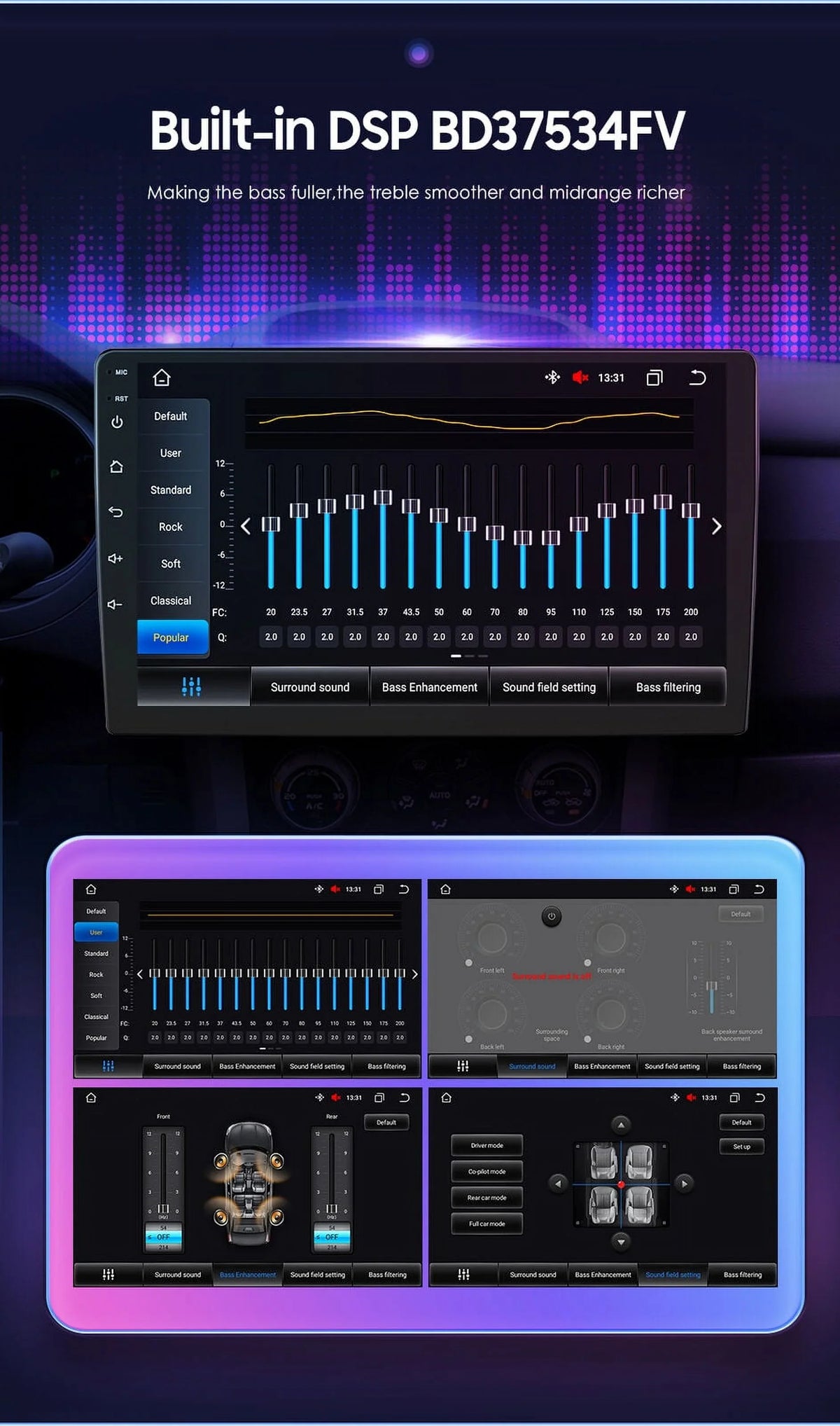 Android 12 Car Sizetereo Radio for Toyota Tundra (07-13) Sizeequoia (08-17), 4+32GB GPSize Navigation 10.1 Inch QLED Touchscreen Carplay/Android Auto DSizeP +AHD Camera