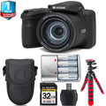 Kodak PIXPRO AZ405 Digital Camera (Black) + 1 Yr Warranty +Tripod + Case -32GB Kit